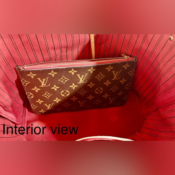 Louis Vuitton Neverfull Brown Monogram Tote - Picture 6 of 10
